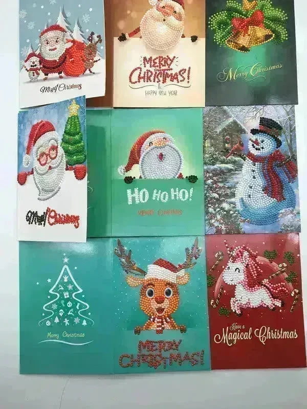 Handmade DIY Christmas Card Piece Diamond Painting - EX-STOCK CANADA