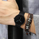 Simple ultra-thin watch round mesh belt watch - EX-STOCK Canada