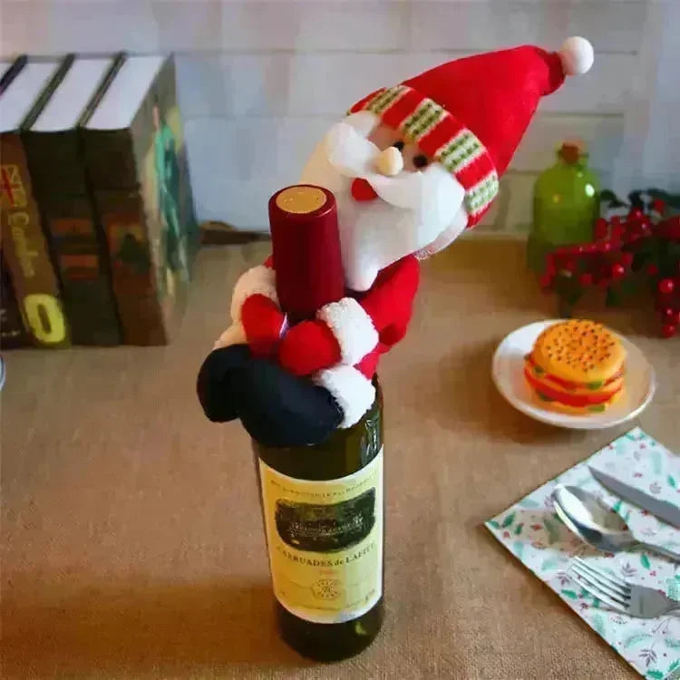 Christmas Decorations Christmas Wine Bottle Socks - EX-STOCK CANADA