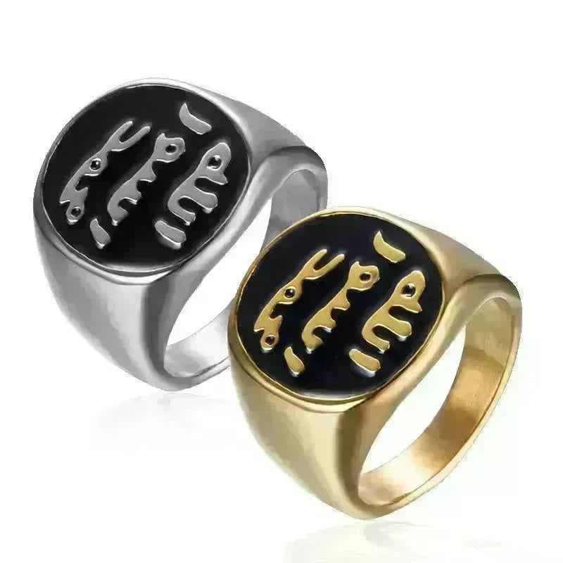 Arab ArabMen's Alloy Ring Middle East Men Ring - EX-STOCK CANADA