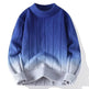 Fall Winter Gradient High-grade woolen Pullover Sweater for Men - EX-STOCK Canada