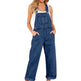 Loose Women's Denim Suspender Pants EX-STOCK Canada 
