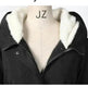 Women Work Hooded collar up Winter Jacket Woolen Lining - EX-STOCK Canada