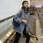 Elegant women Oversized Embroidered Tassel Fringe Denim Jacket - EX-STOCK CANADA