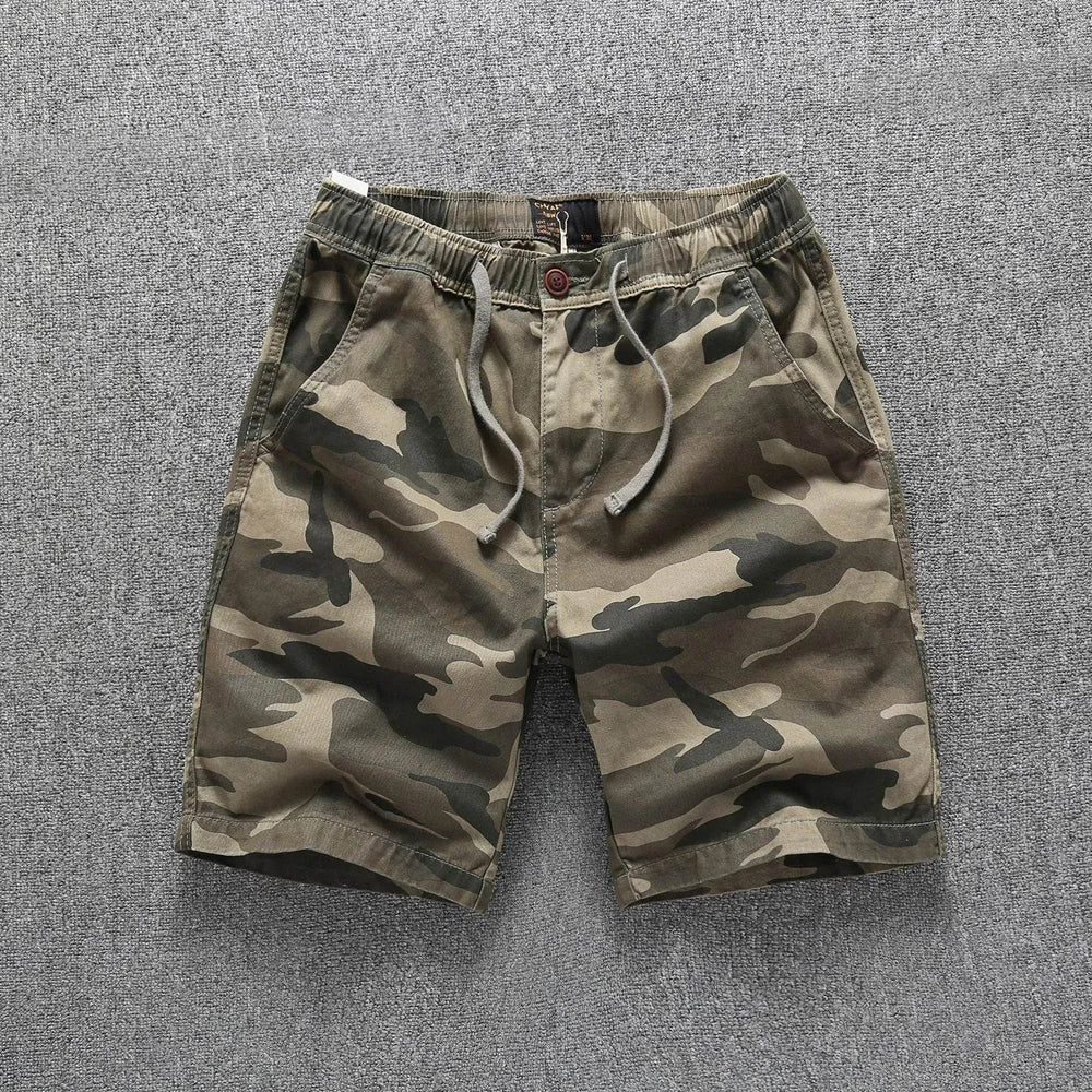 Straight Sports Leisure Five-point Workwear Cotton Camouflage Short Pants - EX-STOCK Canada