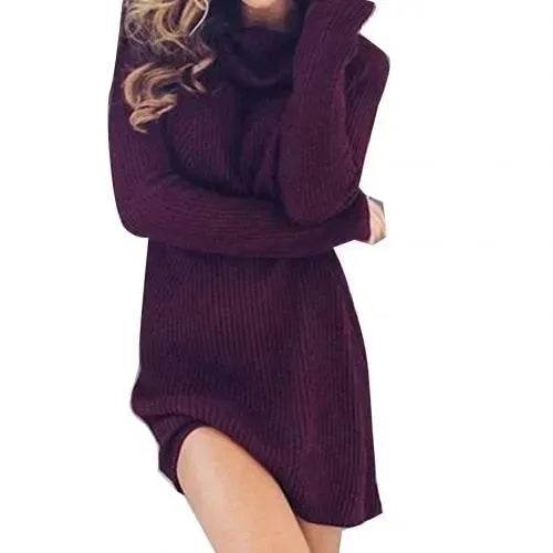 NEW Winter Mini Turtleneck sweater dress - EX-STOCK Canada
