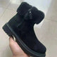 Warm Plush Boots Winter Fashion Side-Zipper Snow Boot For Women Outdoor Thickened Low-heeled Shoes - EX-STOCK CANADA