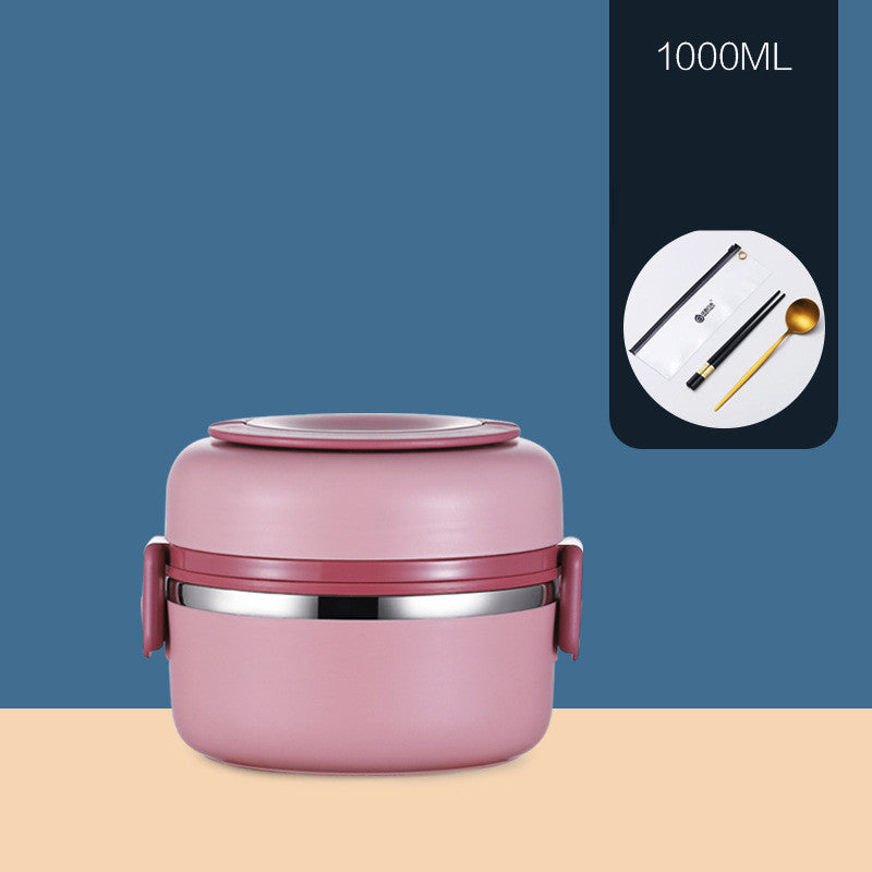 304 Stainless Steel Insulated Barrel Multi-layer Lunch Box EX-STOCK