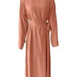 Plus Size Lace Up Muslim Women's Dress - EX-STOCK Canada