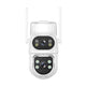 White 4G LTE Outdoor PTZ Security Camera with Solar Panel 6