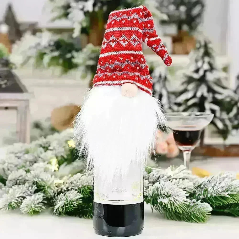 Christmas Decorations Christmas Wine Bottle Socks - EX-STOCK CANADA