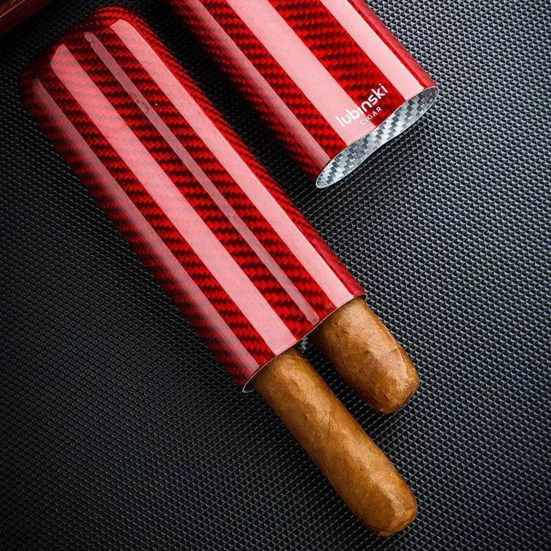 Portable Carbon fibre Travel Cigar case. - EX-STOCK Canada
