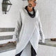New Fashion Autumn Winter Front Split Sweater Tunic Top Women - EX-STOCK Canada