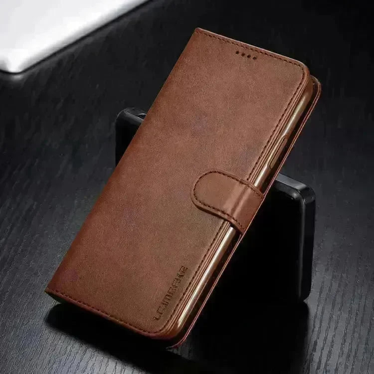 Luxury Leather iphone Case Flip Cover Card Holder Wallet Businessman Style - EX-STOCK CANADA
