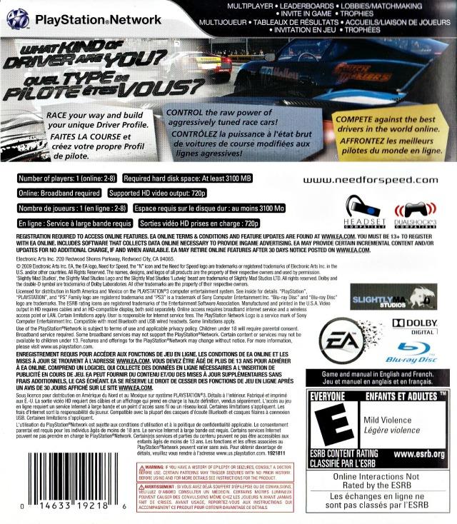 NEED FOR SPEED - SHIFT 