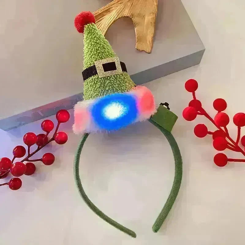 Christmas With Light Headband Snowflake Women's - EX-STOCK CANADA