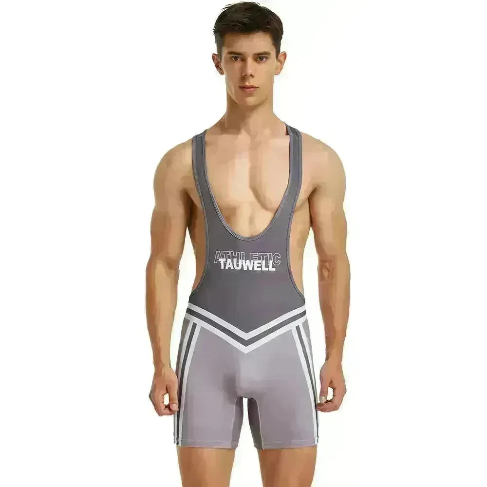 Men's Fitness Swimming Shark Pants Bodysuit Thong - EX-STOCK CANADA