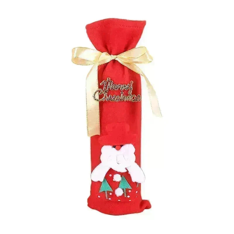 Christmas Decorations Christmas Wine Bottle Socks - EX-STOCK CANADA