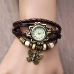Cowhide winding bracelet watch - EX-STOCK Canada