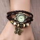Cowhide winding bracelet watch - EX-STOCK Canada