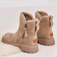 Thick Plush Snow Boots Women Faux Suede Non-slip Winter Shoes - EX-STOCK Canada