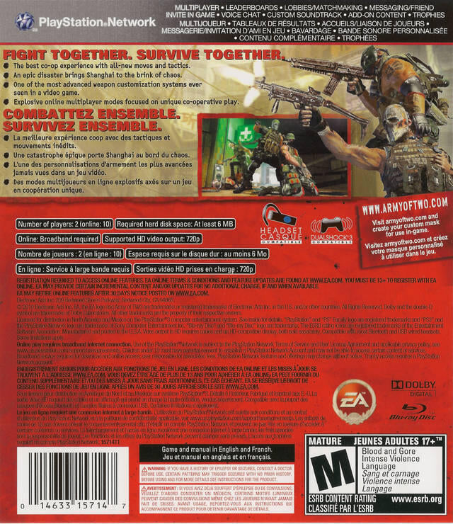 Army of Two : Le 40e Jour [Meilleurs Succès] 