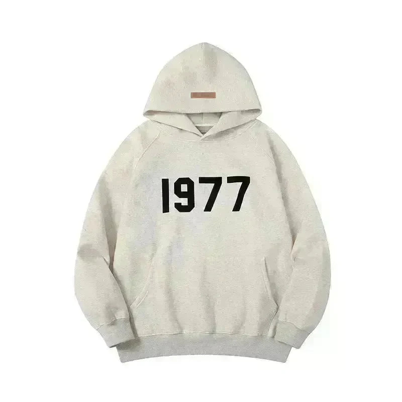 Men's Three-dimensional Alphabet Plus Velvet Hoodie Pullover sweatshirt - EX-STOCK CANADA