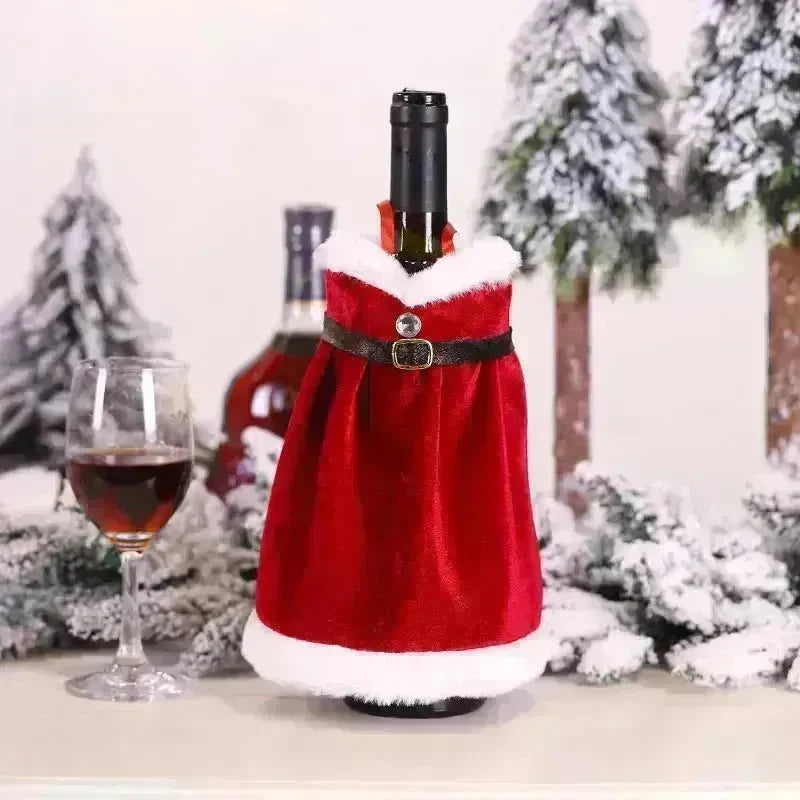 Christmas Decorations Christmas Wine Bottle Socks - EX-STOCK CANADA