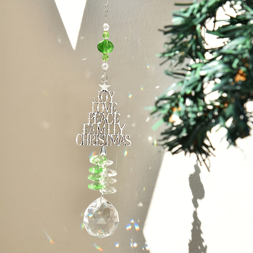 Christmas Sun Catcher Crystal Christmas Tree Pendant EX-STOCK Canada 