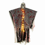 Halloween Decoration Blood-dyed Luminous Skull Hanging Ghost Outdoor Ornaments - EX-STOCK Canada
