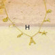 26 Bamboo Letter Necklace Starfish Shell Necklace for Women - EX-STOCK CANADA