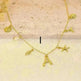 26 Bamboo Letter Necklace Starfish Shell Necklace for Women - EX-STOCK CANADA
