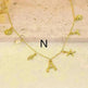 26 Bamboo Letter Necklace Starfish Shell Necklace for Women - EX-STOCK CANADA