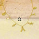 26 Bamboo Letter Necklace Starfish Shell Necklace for Women - EX-STOCK CANADA