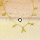 26 Bamboo Letter Necklace Starfish Shell Necklace for Women - EX-STOCK CANADA
