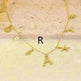 26 Bamboo Letter Necklace Starfish Shell Necklace for Women - EX-STOCK CANADA