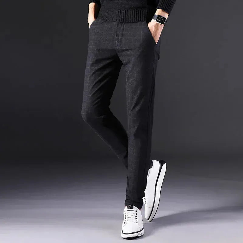 Men's Fashion And Comfort Slim Straight fit suit Trousers - EX-STOCK CANADA