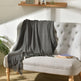 Fringed Knitted Small Blanket Napping Blanket Sofa Blanket EX-STOCK Canada 