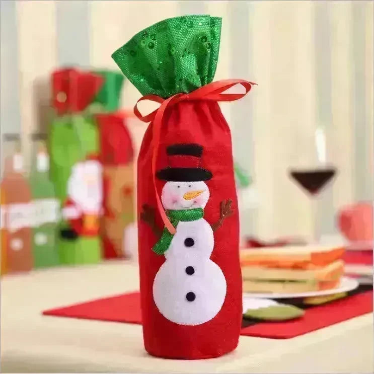 Christmas Decorations Christmas Wine Bottle Socks - EX-STOCK CANADA