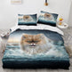 White Cute Cat Bedding Set Girl Ladies Bedroom Comfort Duvet Cover EX-STOCK Canada 