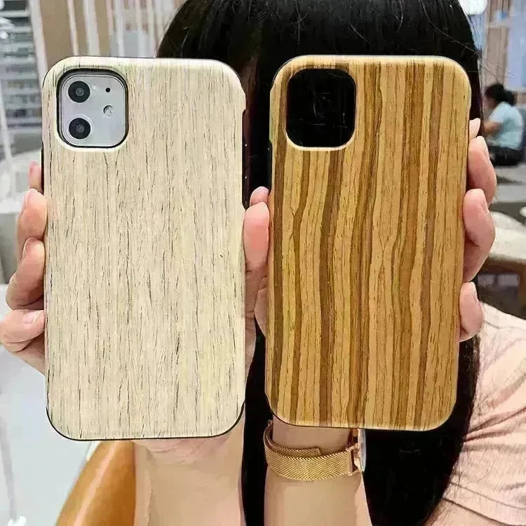 Simple Bamboo Wooden iphone  Protective case Unisex - EX-STOCK CANADA