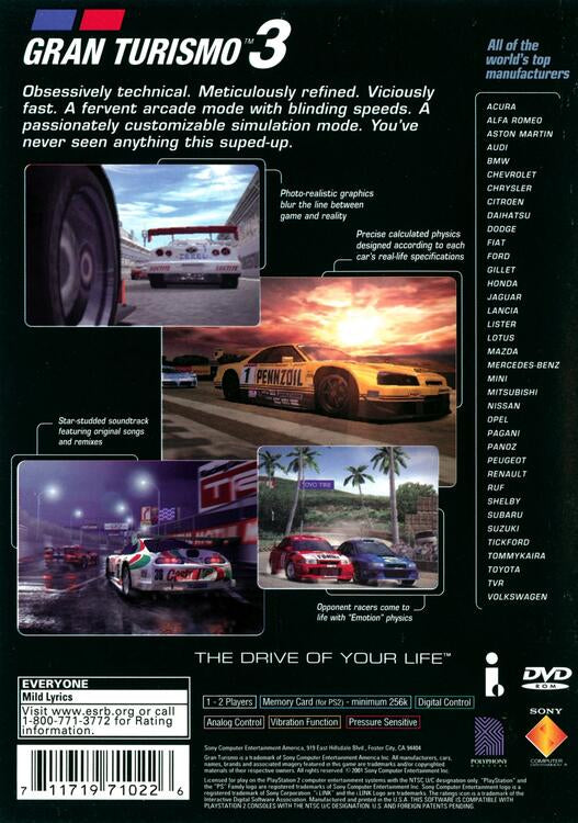 Gran Turismo 3: A-Spec [Greatest Hits] 