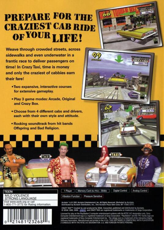 Crazy Taxi [Plus Grands Succès] 