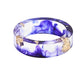 New dried flower resin ring Sen Xiao small  handmade flower gold foil color Epoxy ring - EX-STOCK CANADA