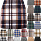 Women's High Waist Plaid Tight Pencil Wool Mini Skirt - EX-STOCK Canada
