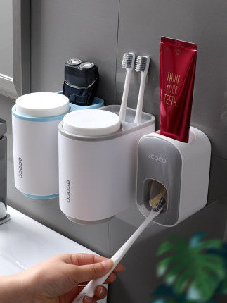 Wall Mounted Automatic Toothpaste Holder Bathroom Accessories Set Dispenser EX-STOCK Canada 
