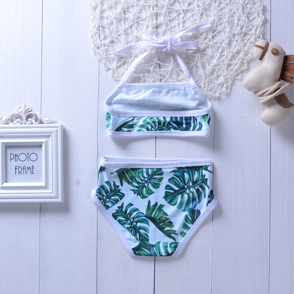 Baby Girls 2-Piece Split Swimsuit