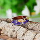 Handmade DIY romantic dry flower Real wood resin ring gold / silver paper inside ring women wedding party ring gifts for the lover - EX-STOCK Canada