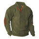Corduroy Casual Stand Collar Long-sleeved Sweater men - EX-STOCK CANADA