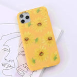 Floral Printed Liquid Silicone mobile phone case Unisex - EX-STOCK CANADA